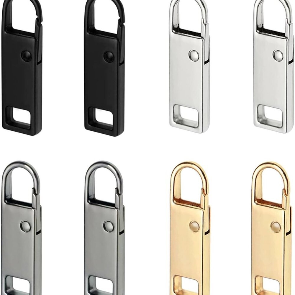 Zipper Pull Replacement Upgraded, 8 Pcs Detachable Zipper Pull Tabs for Luggage